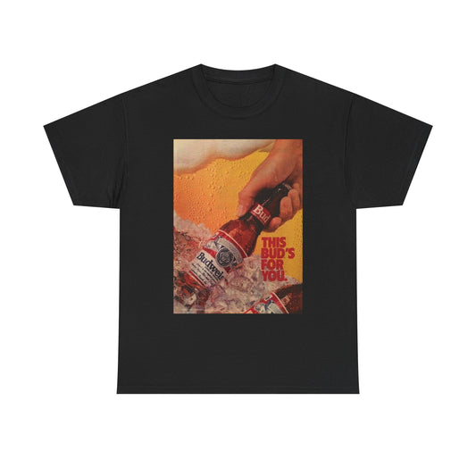 Retro Beer Poster 90s T Shirt Unisex Heavy Cotton Tee Gift