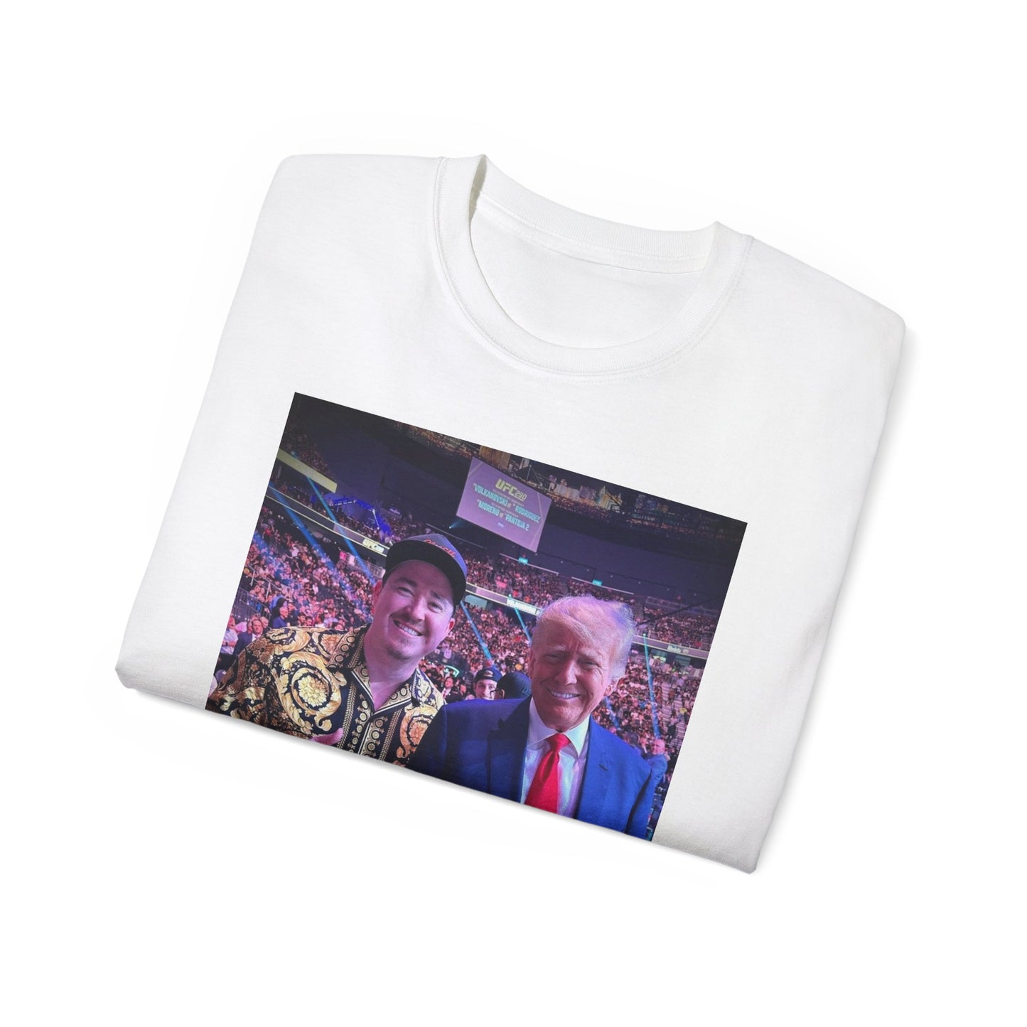 Shane Gillis shirt at ufc with trump graphic funny gift rogan Texas comedy