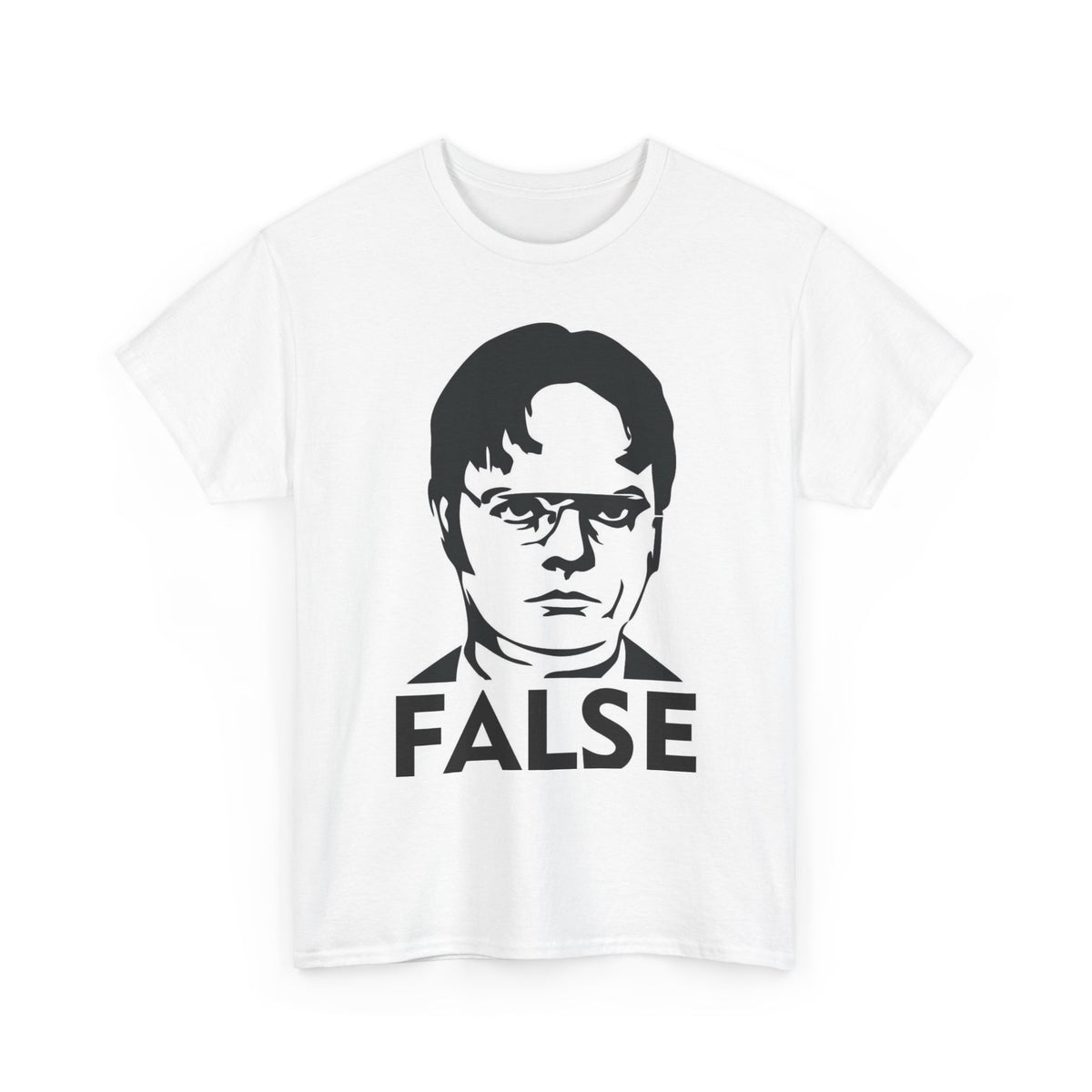 Dwight The Office Graphic T Shirt False Hilarious Comedy Unisex Heavy Cotton Tee