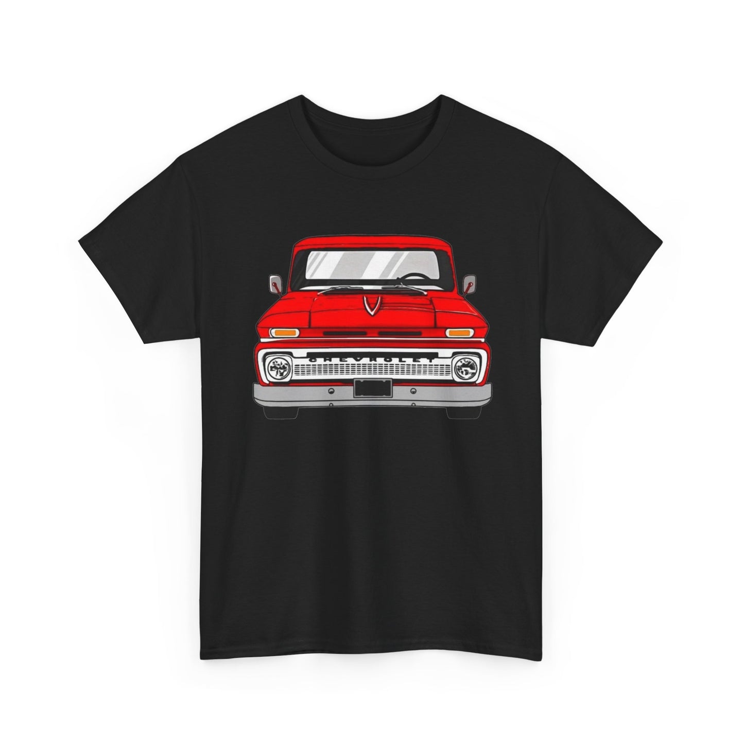 60's Chevy Pickup Retro Graphic T Shirt Unisex Heavy Cotton Tee NEW