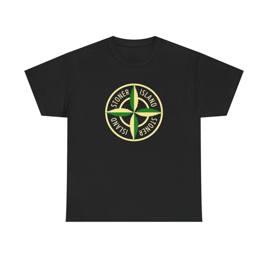 Stoner Island Graphic T Shirt NEW Heavy Cotton Tee