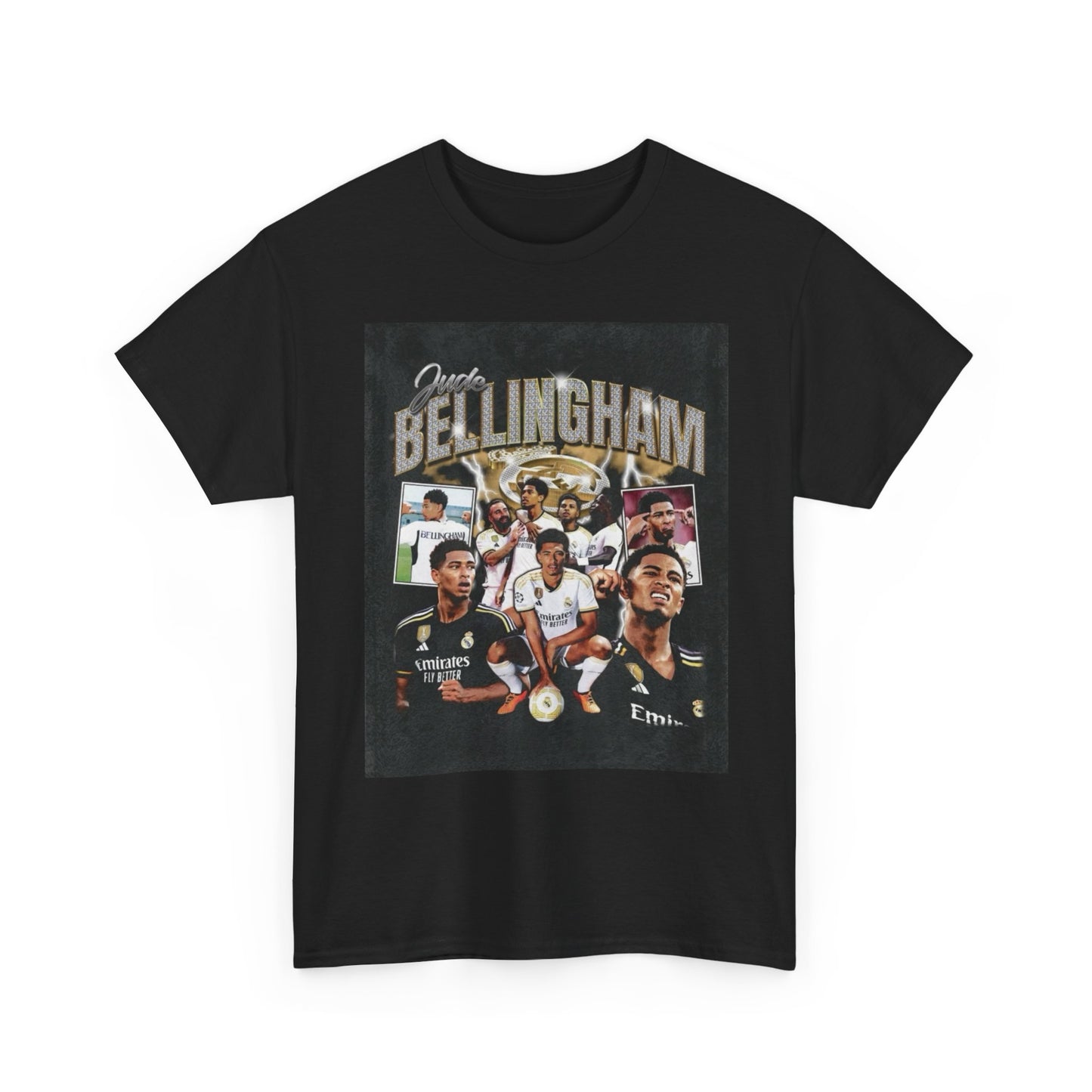 Jude Bellingham Graphic T Shirt Vintage Football Soccer Unisex Heavy Cotton Tee