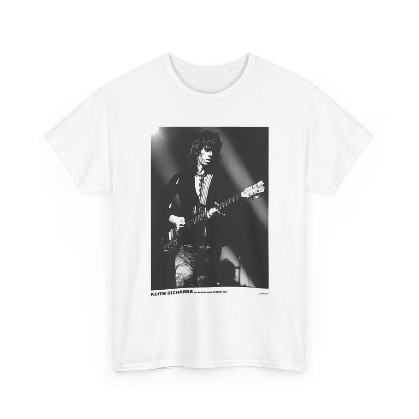 Keith Richard Graphic T Shirt Vintage Unisex Heavy Cotton Tee