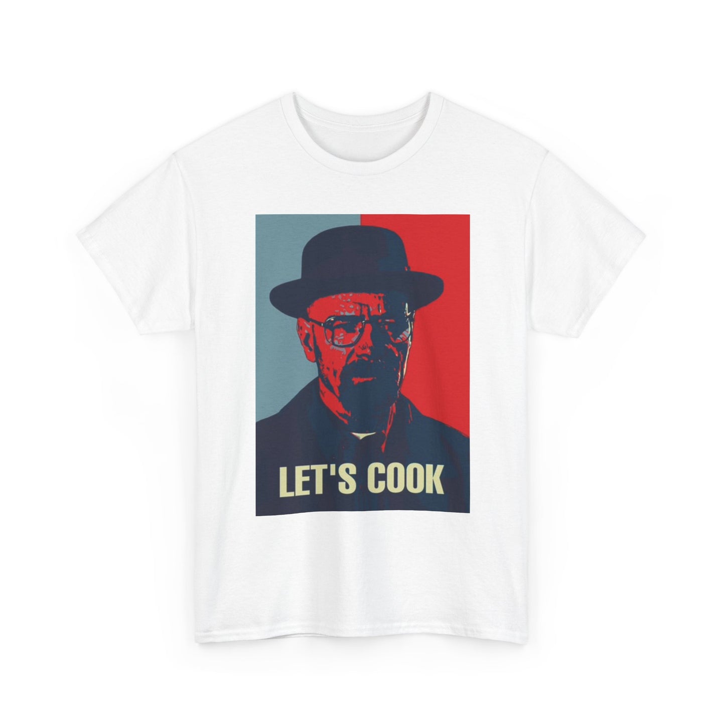 Lets Cook Graphic T Shirt Walter White Funny Jokes  Unisex Heavy Cotton Tee