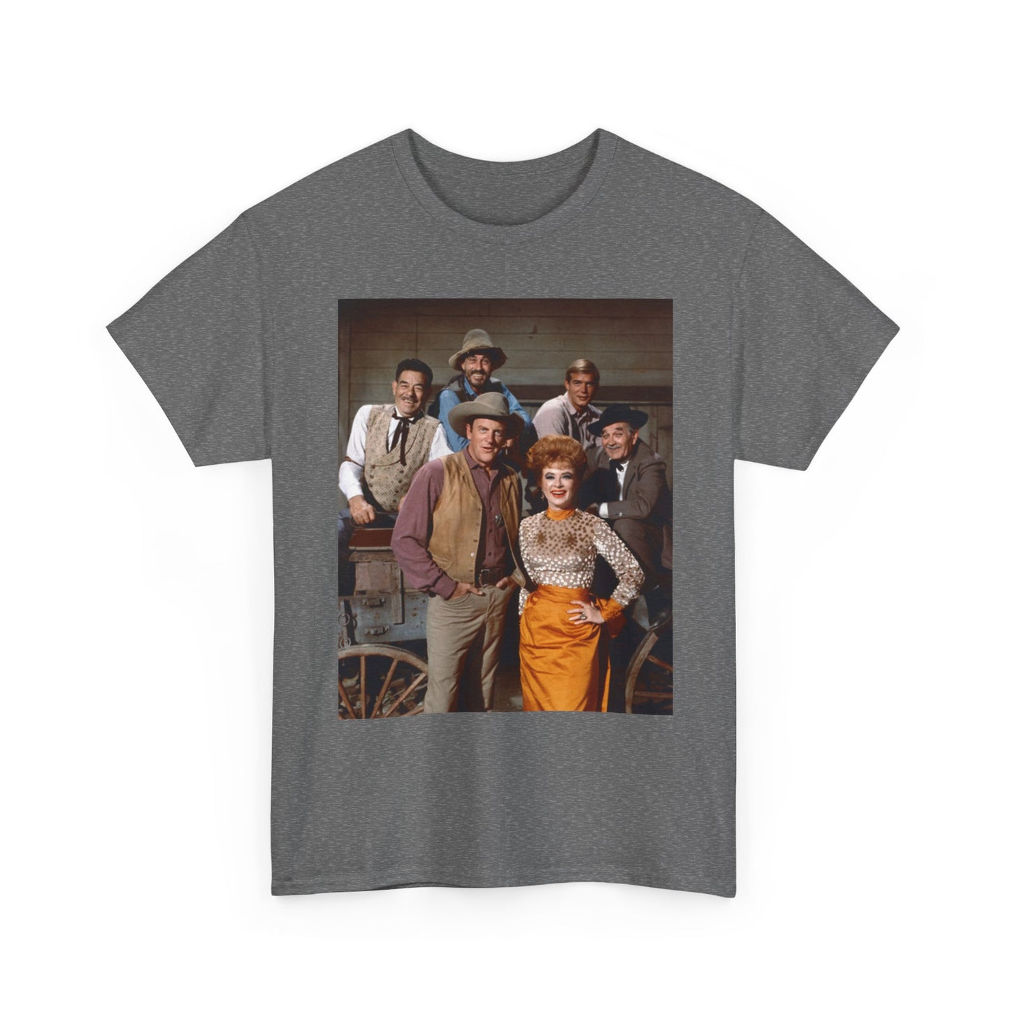 Gunsmoke Graphic T Shirt Vintage Tv Series Retro Unisex Heavy Cotton Tee
