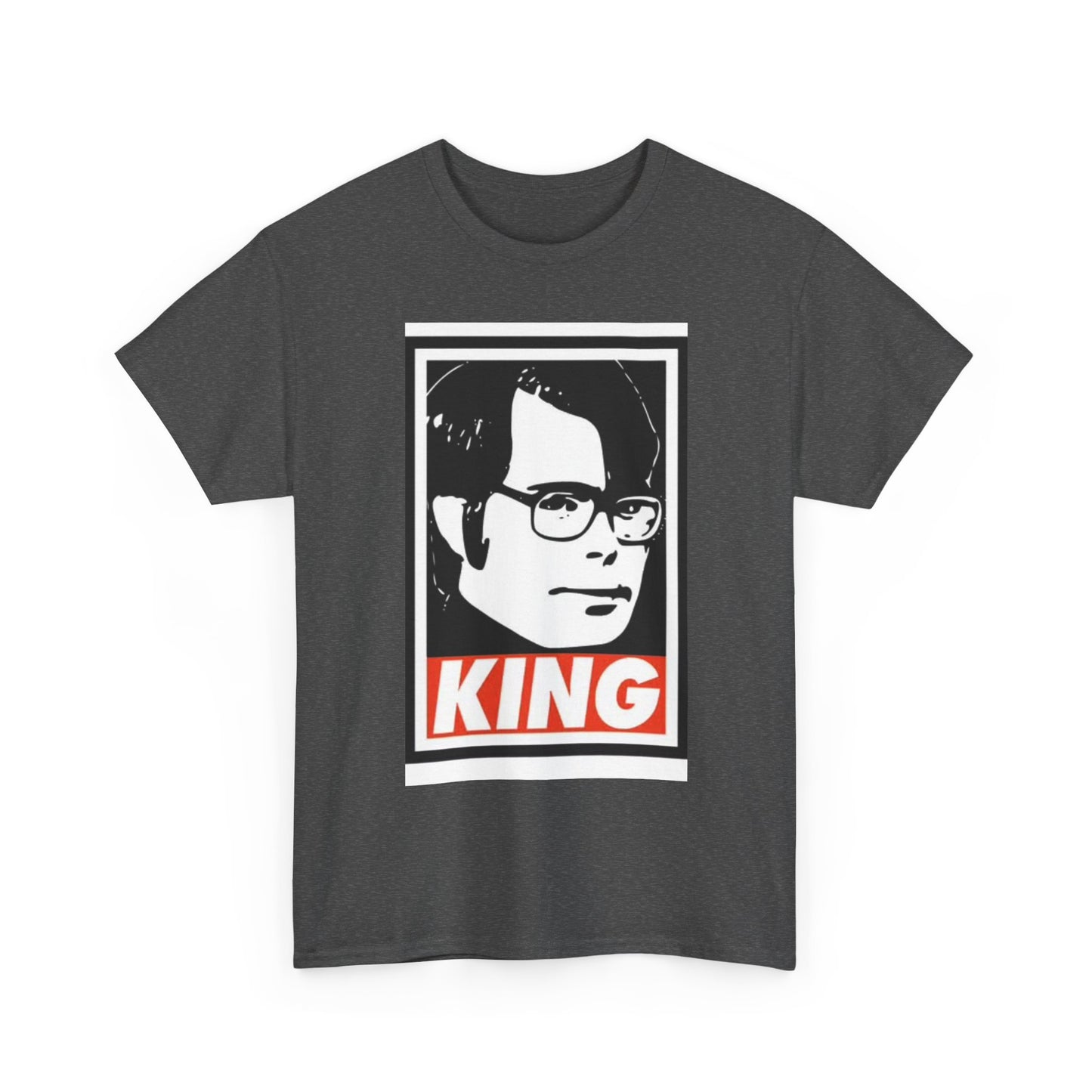 Stephen King Shirt Retro Poster Horror Funny Gift Scary Unisex Heavy Cotton Tee