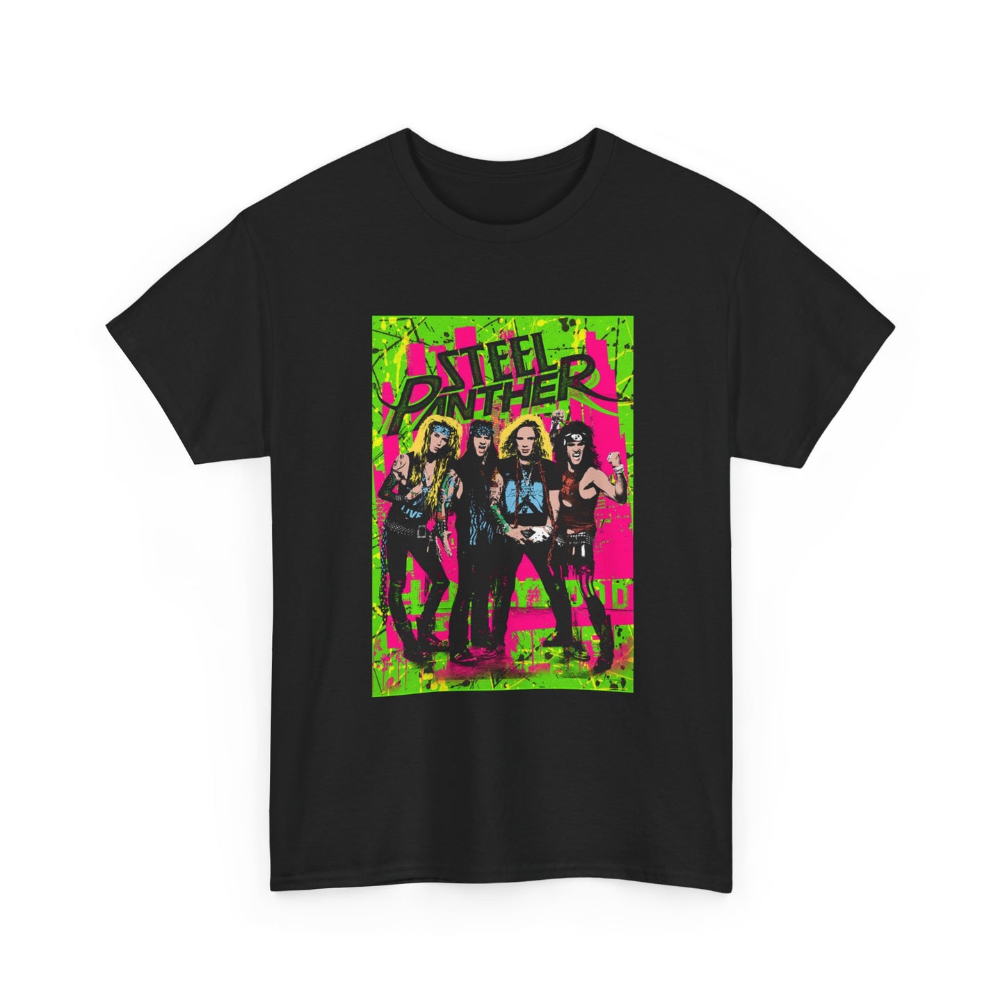Steel Panther Tshirt Vintage Rock Band Merch Metal Unisex Heavy Cotton Tee