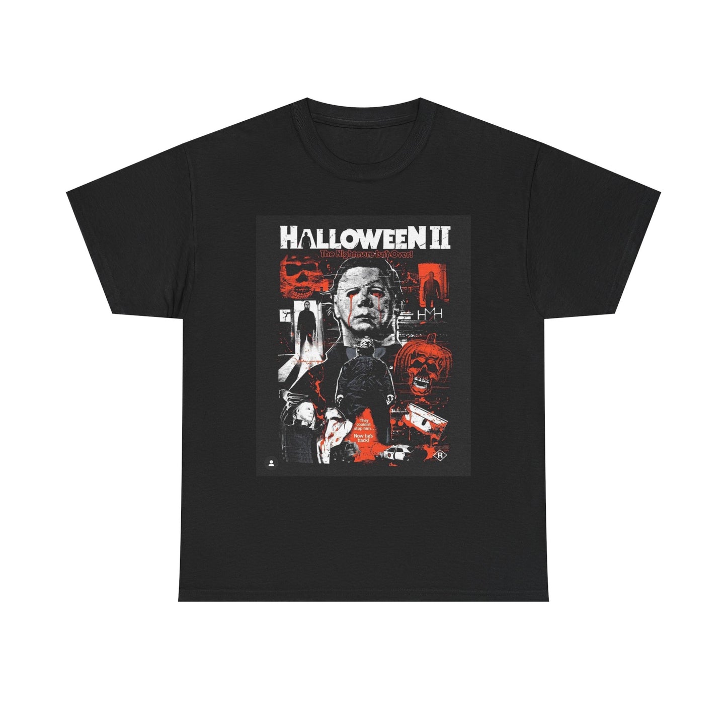 Halloween Graphic T Shirt Vintage Movie Poster Unisex Heavy Cotton Tee