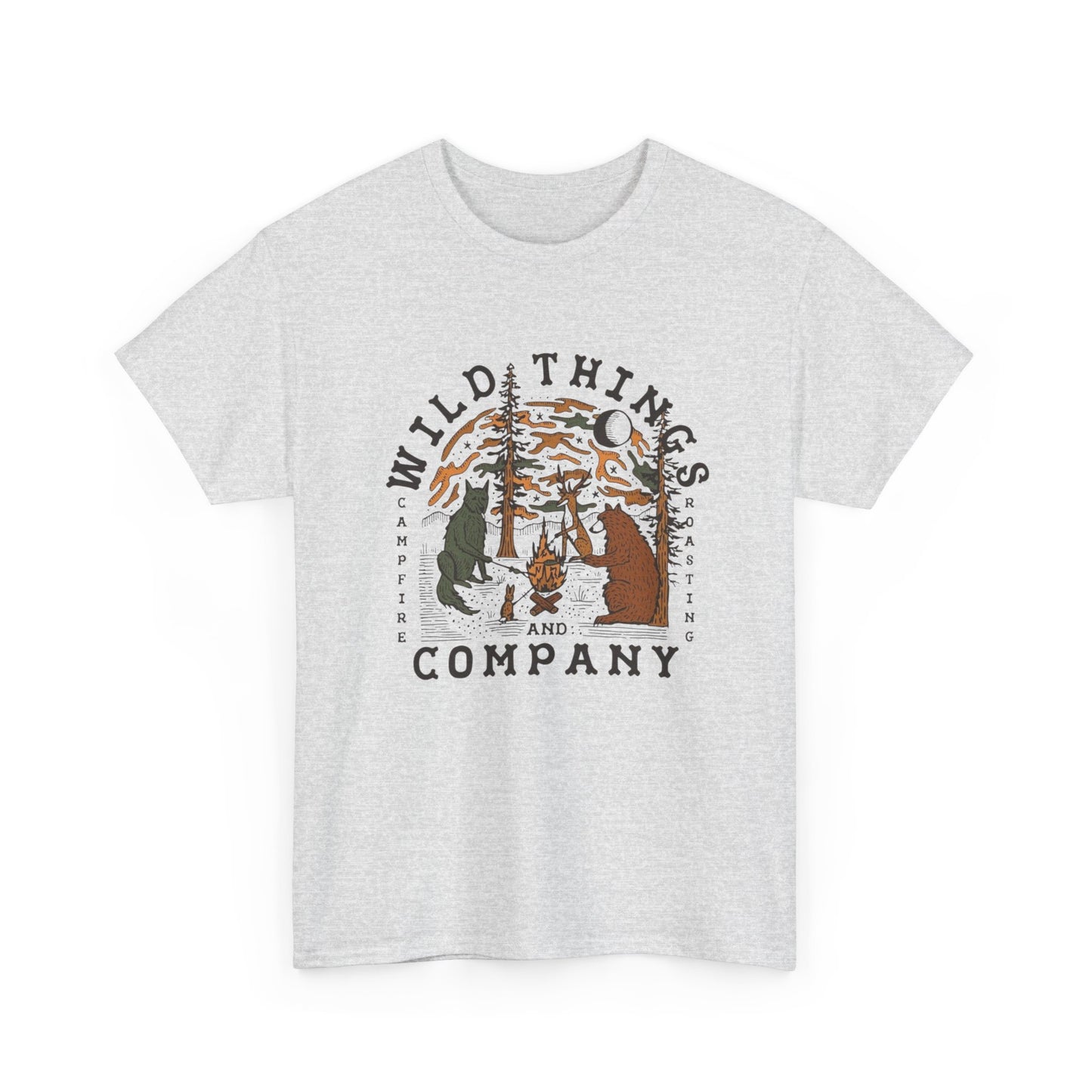 Wild Things Company Camping Graphic T Shirt NEW Adult Tee