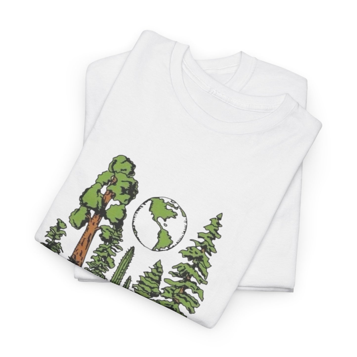 Feel The Earth Breath Graphic T Shirt Heavy Cotton Tee NEW ADULT UNISEX