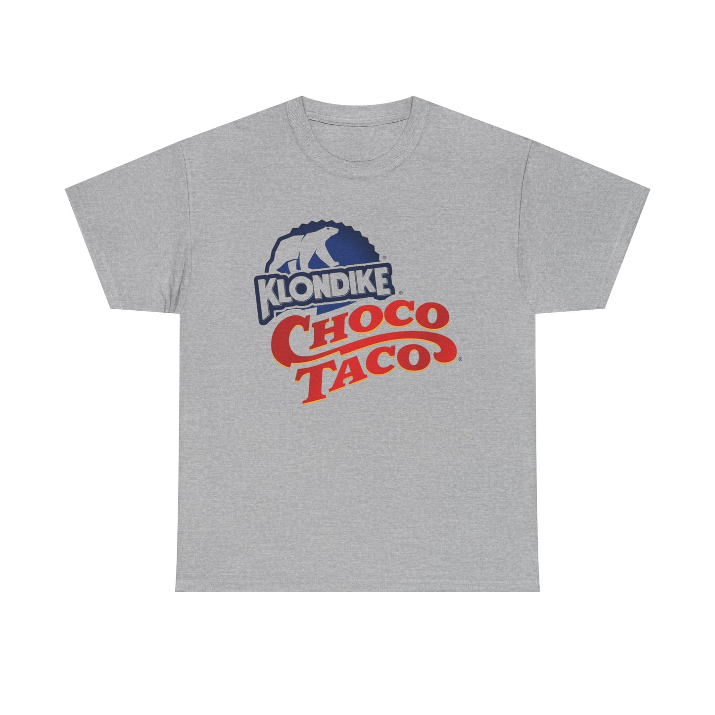Klondike Shirt Choco Taco Funny Ice Cream Retro Nostalgic Unisex Heavy Cotton