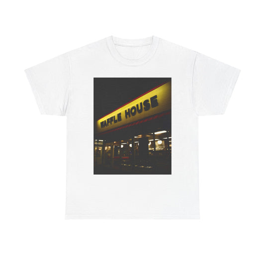 Waffle House Graphic T Shirt Vintage Funny Retro Unisex Heavy Cotton Tee