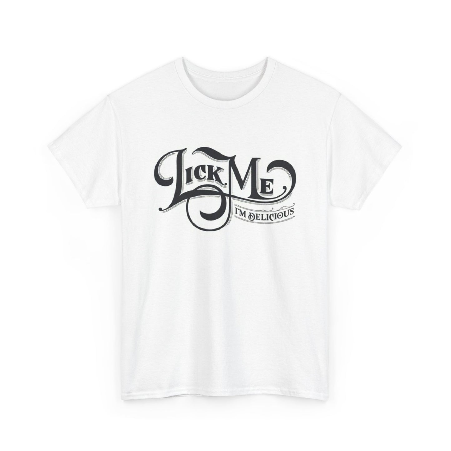 Lick Me I'm Delicious Graphic T Shirt Women's BRAND NEW  Cotton Tee