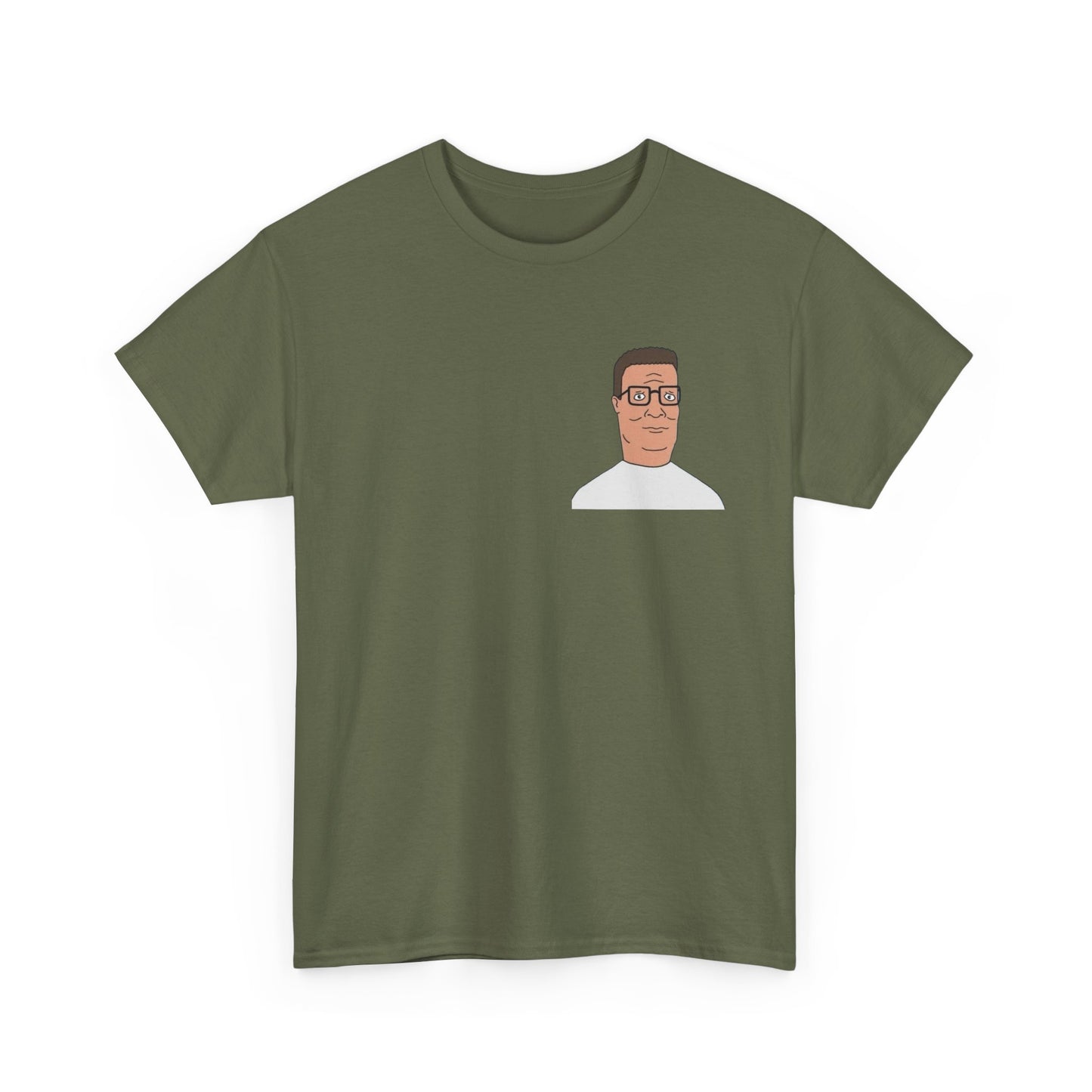 Hank Hill Funny Graphic T-Shirt Comfy Cotton Tee Brand NEW