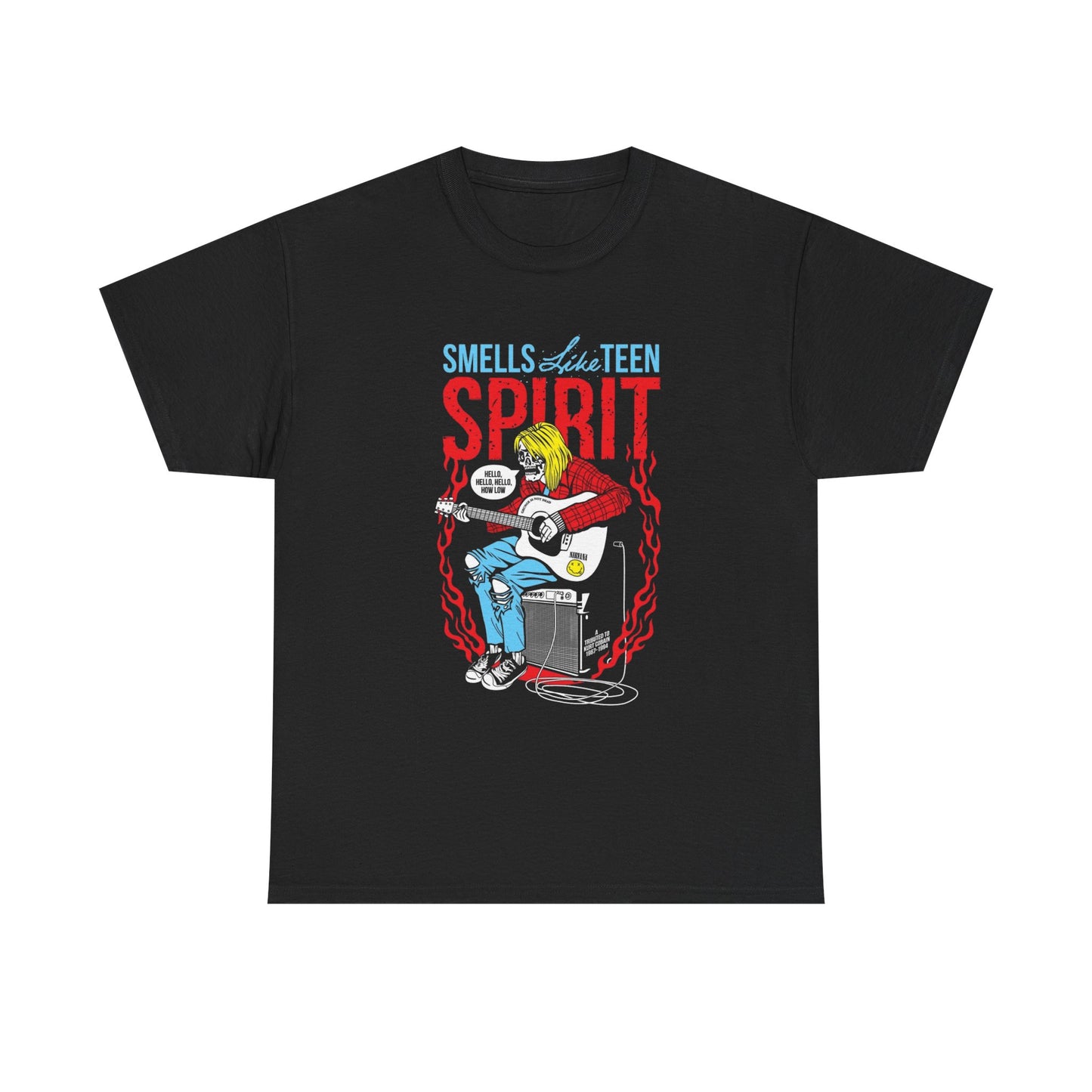 Smells Like Teen Spirit Nirvana Cobain Graphic T Shirt NEW ADULT Tee