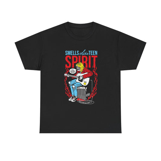 Smells Like Teen Spirit Nirvana Cobain Graphic T Shirt NEW ADULT Tee