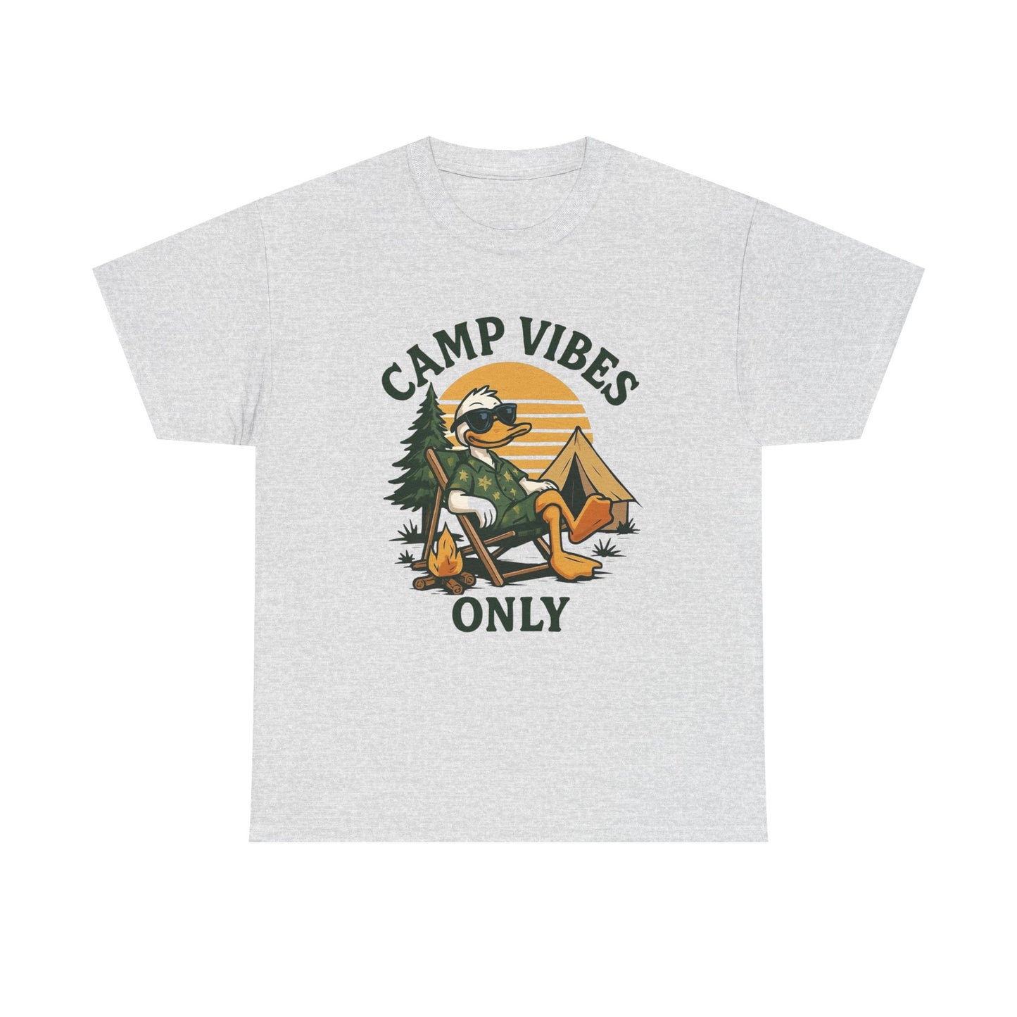 Camping Vibes Only Graphic T Shirt NEW Adult Tee