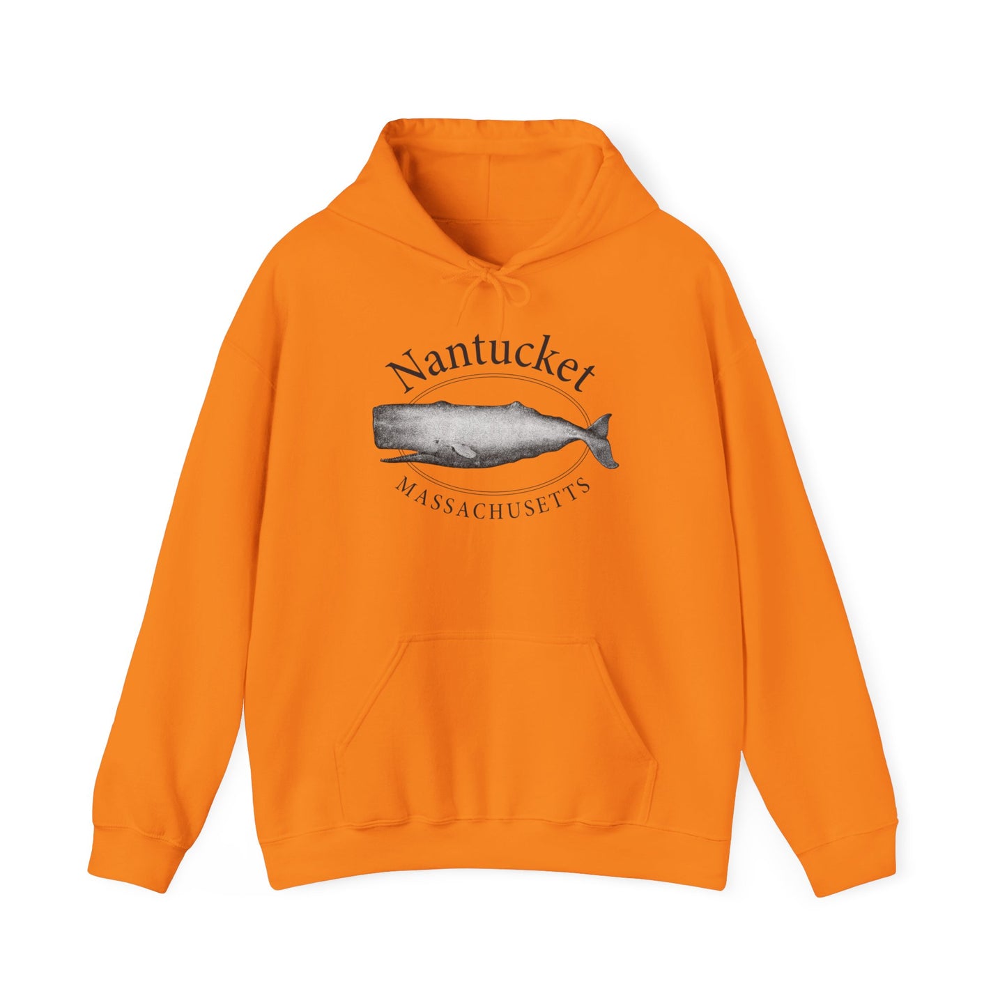 Nantucket Massachusetts Graphic Hoodie Unisex Heavy Blend™ Hooded Sweatshirt