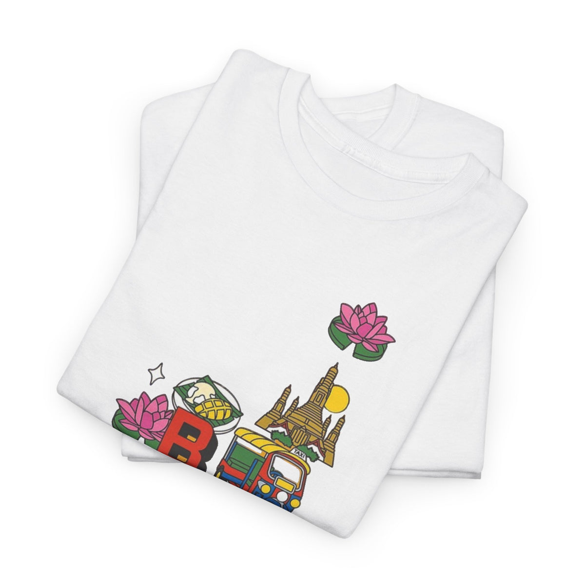 Bangkok Thailand Travel Collage T-Shirt Men's Graphic Tee