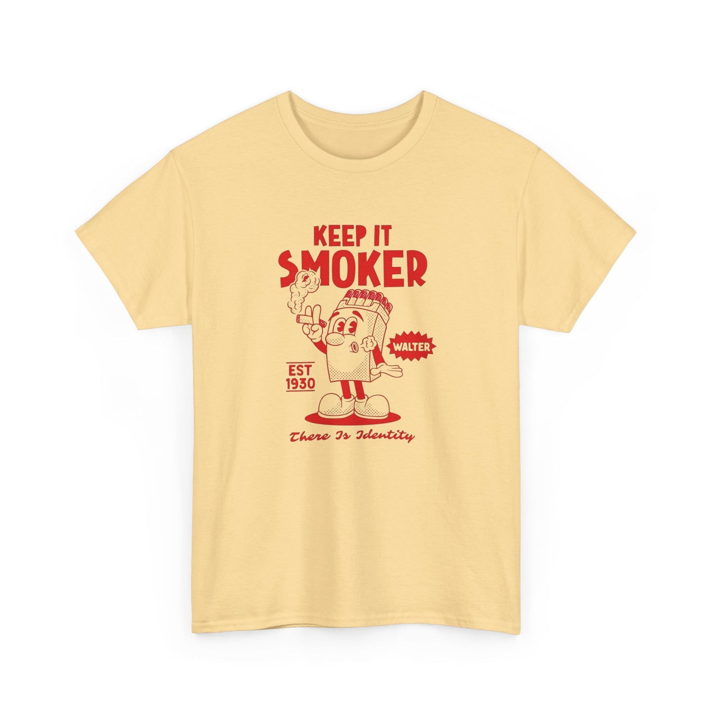 Keep It Smoker Vintage Graphic T-Shirt Comfy Cotton Tee Brand NEW