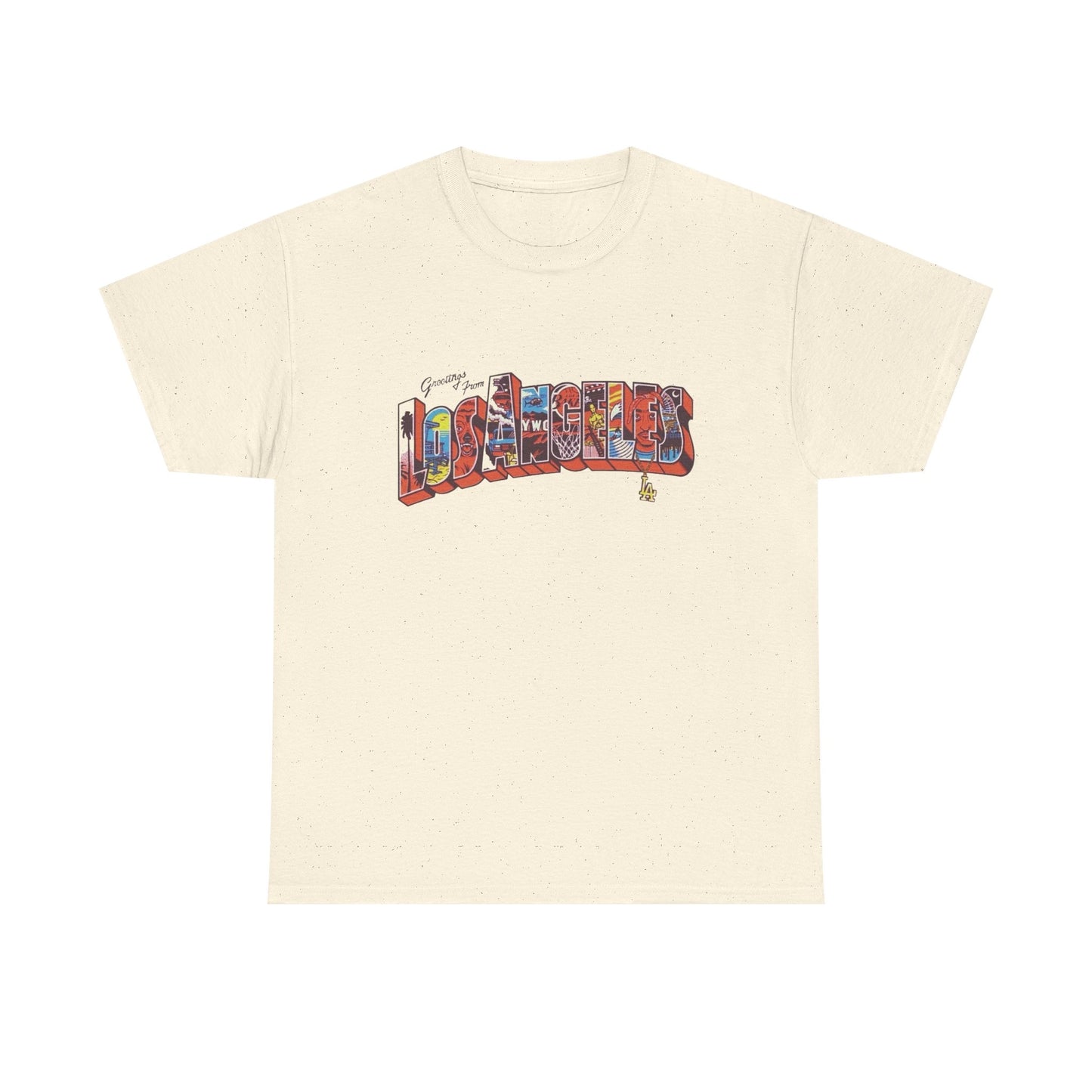 Greetings From Los Angeles Graphic T Shirt NEW Adult Tee