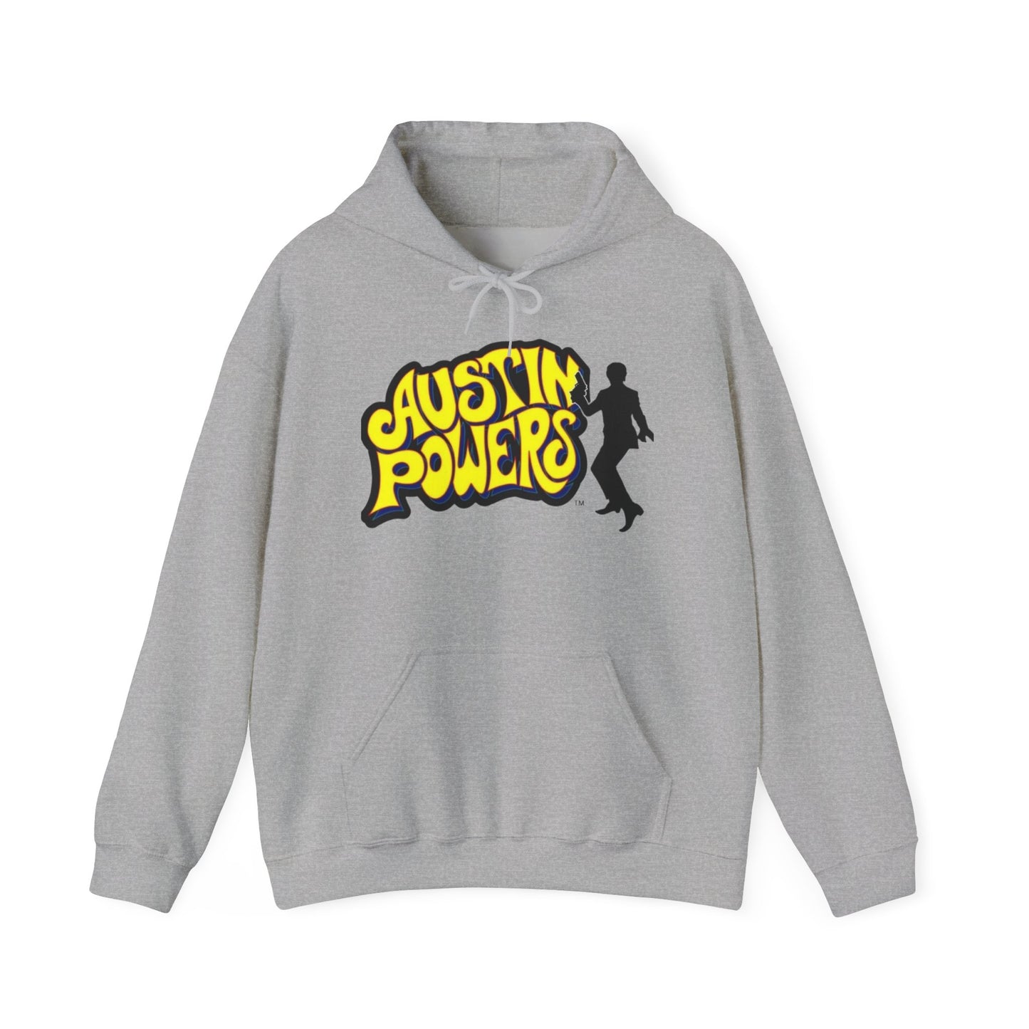 Austin Powers Retro Graphic Hoodie Unisex Heavy Blend™ Hooded Sweatshirt