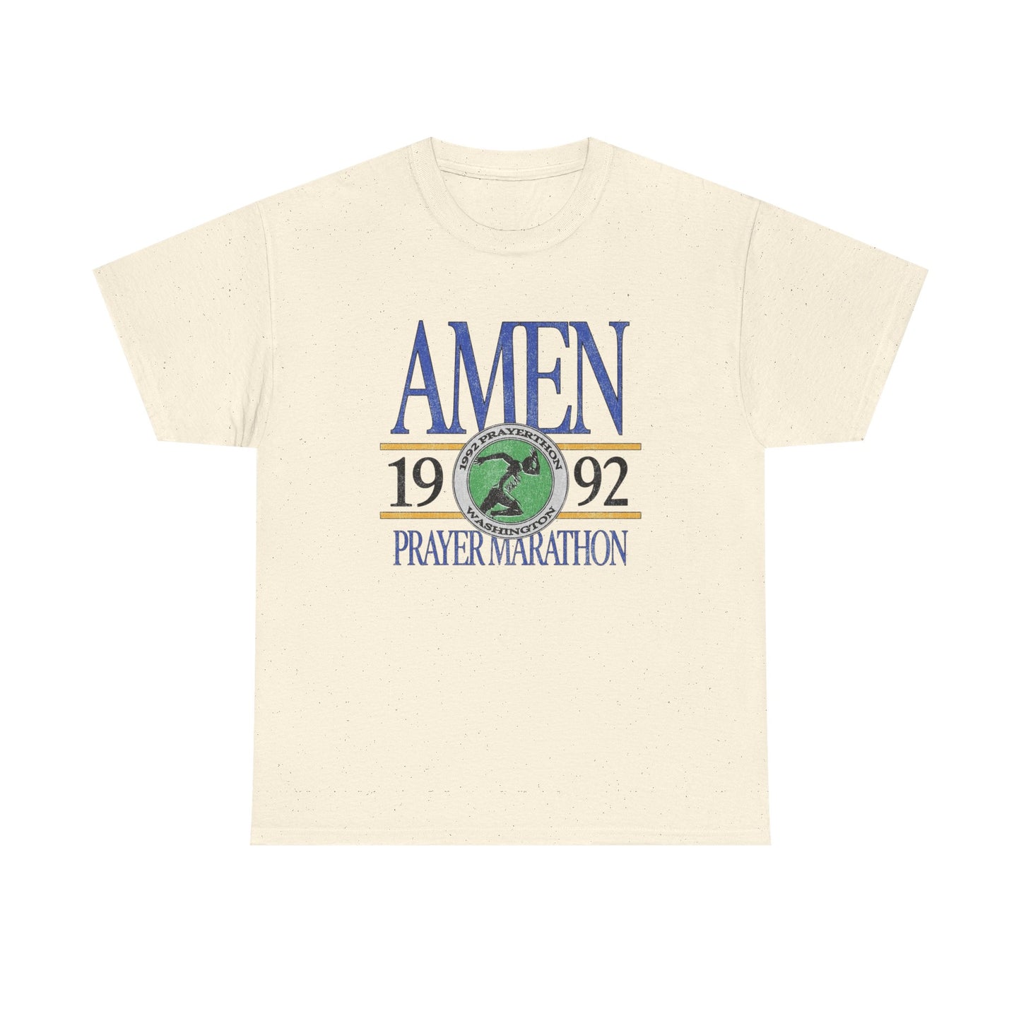 Prayer Marathon Graphic T Shirt Unisex Heavy Cotton Tee