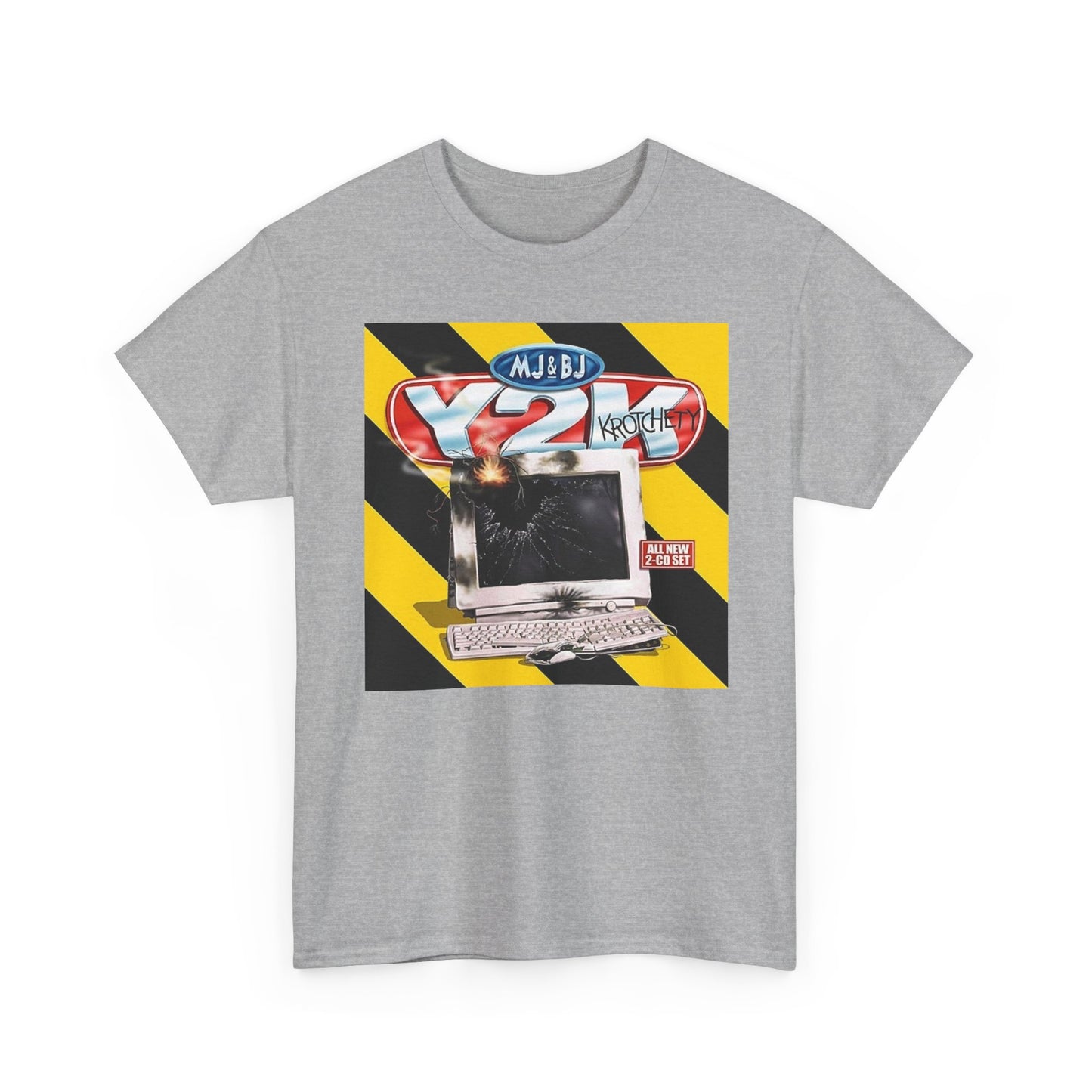 Y2k Graphic T Shirt Vintage 90s Funny Retro Unisex Heavy Cotton Tee
