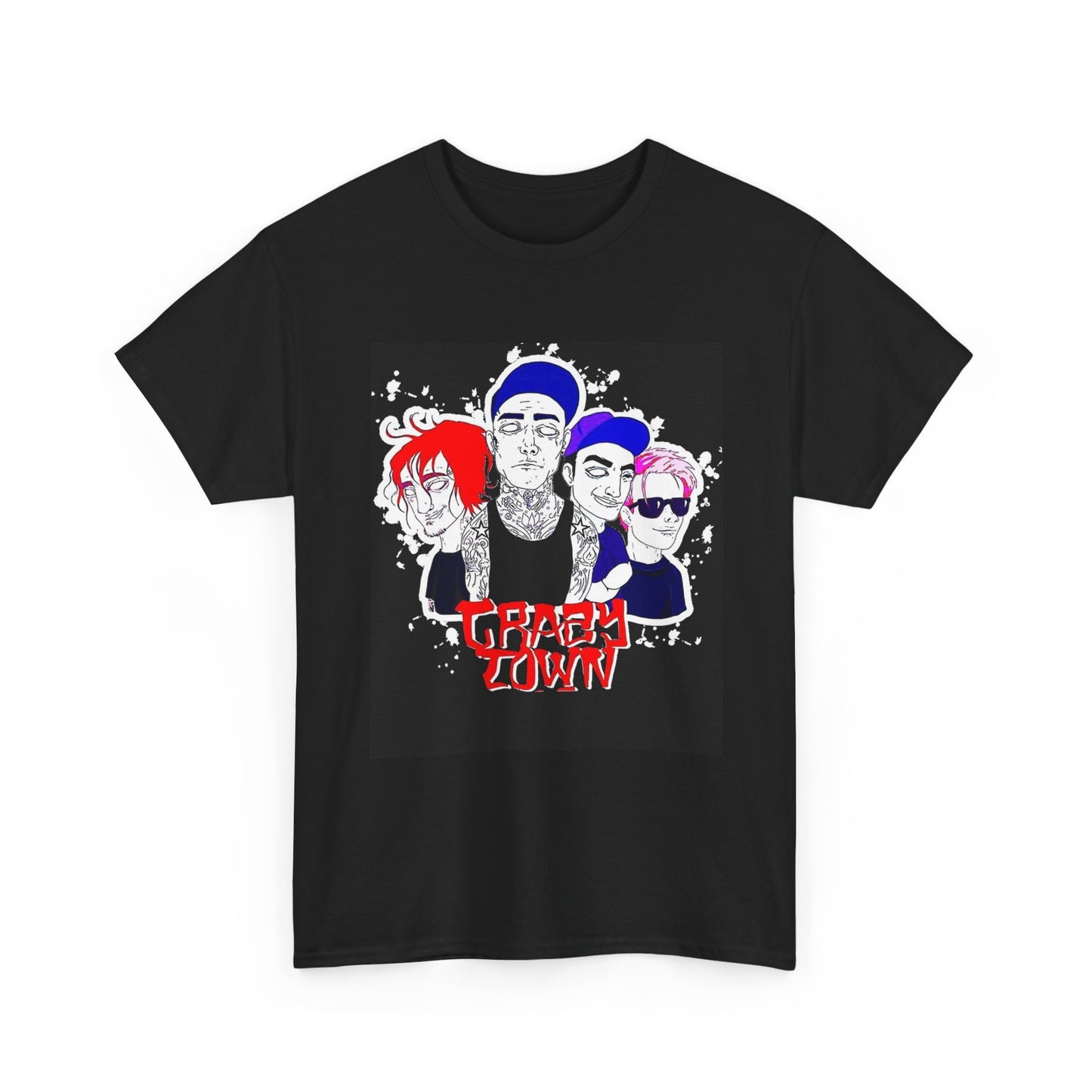 Crazy Town Tshirt Vintage Band Merch Retro 90s Rock Unisex Heavy Cotton Tee