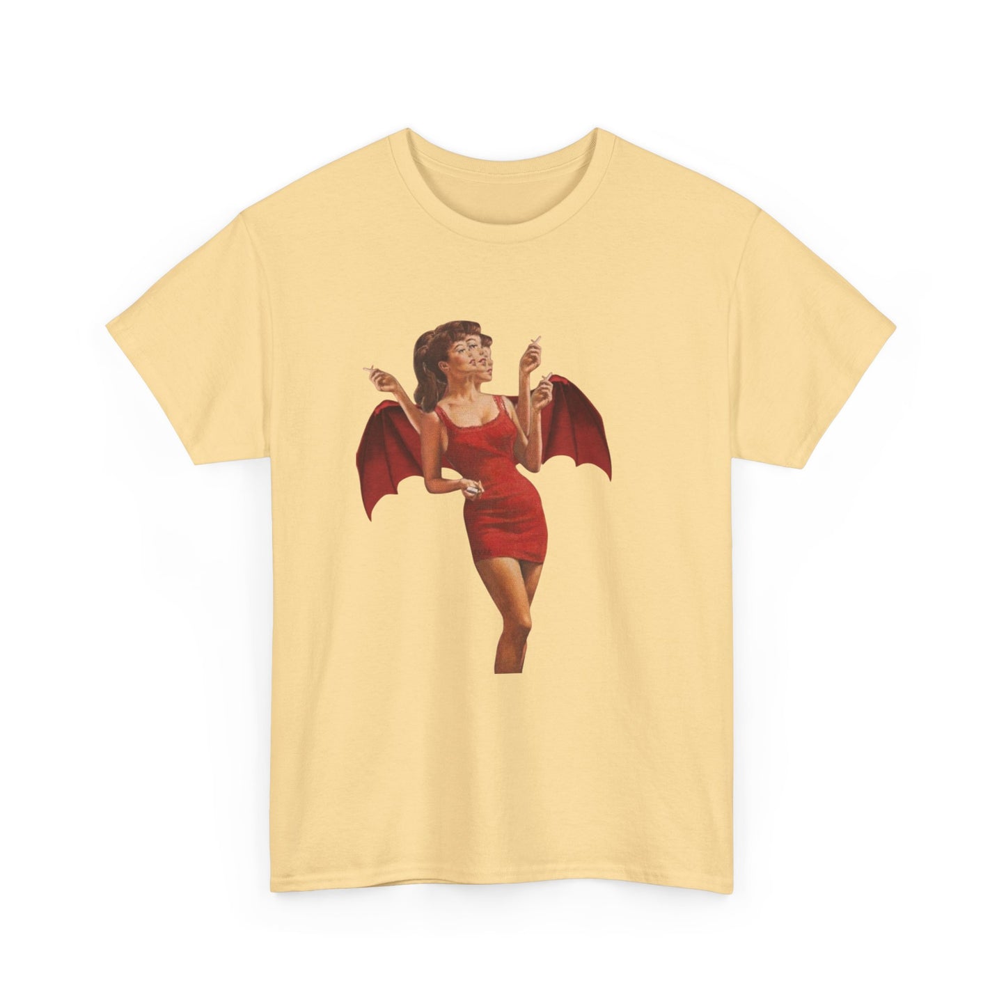 She Devil Vintage Graphic T-Shirt Women's Heavy Comfy Cotton Tee