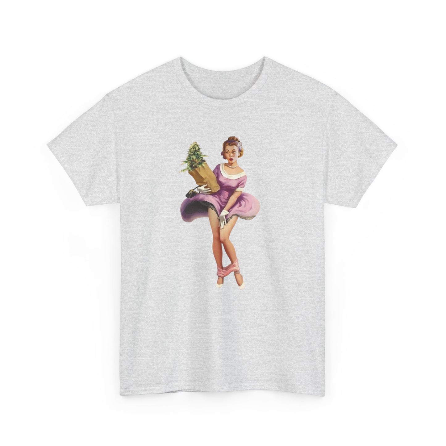 Weed Panty Dropper Funny Retro Graphic T Shirt ADULT NEW Heavy Cotton Tee