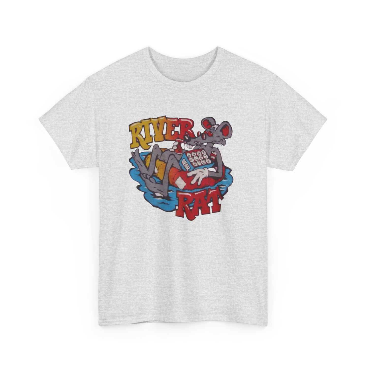 River Rat Vintage Graphic T Shirt S-5XL NEW Unisex Heavy Cotton Tee