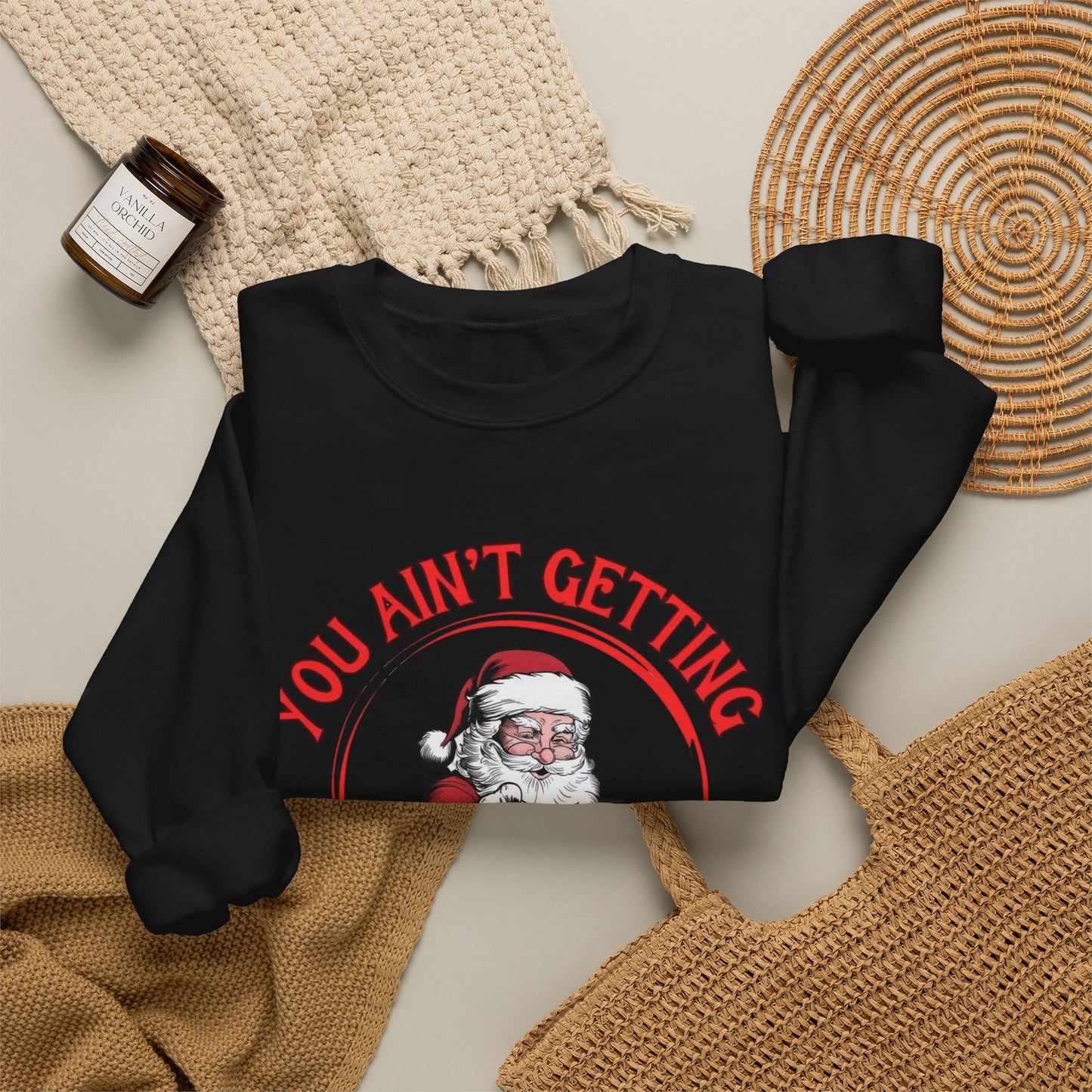 Funny Santa Christmas Sweater NEW Unisex Heavy Blend™ Crewneck Sweatshirt