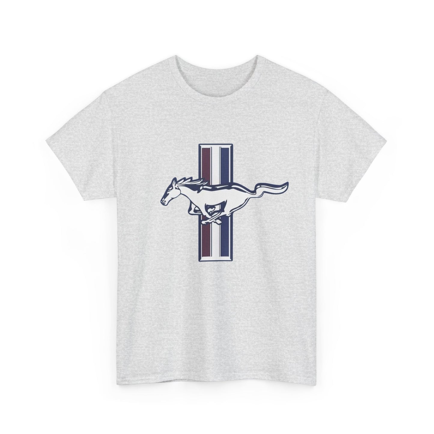 Mustang Muscle Car Graphic T Shirt Vintage Ford Unisex Heavy Cotton Tee