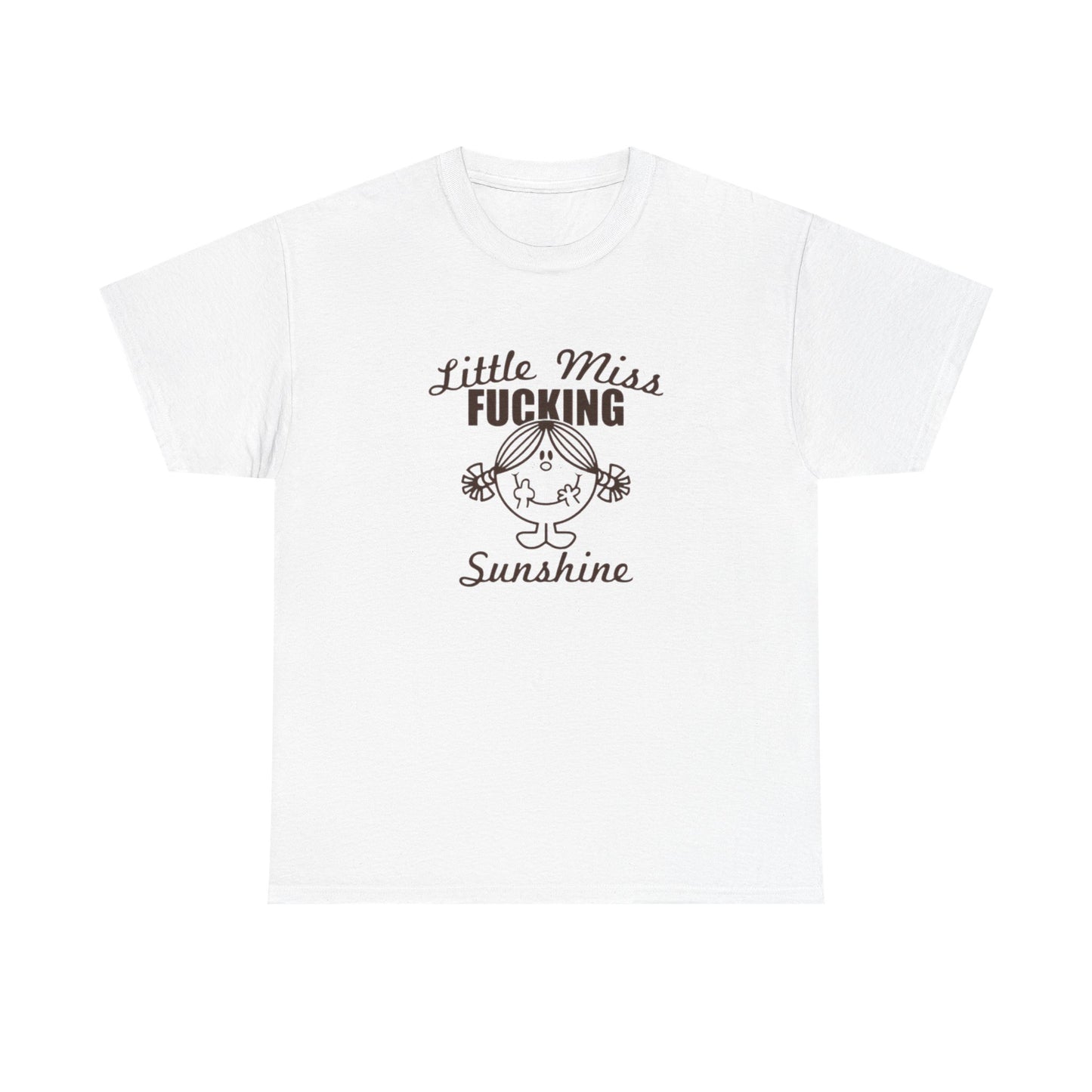 Little Miss Sunshine Funny Graphic T Shirt Unisex Heavy Cotton Tee Gift