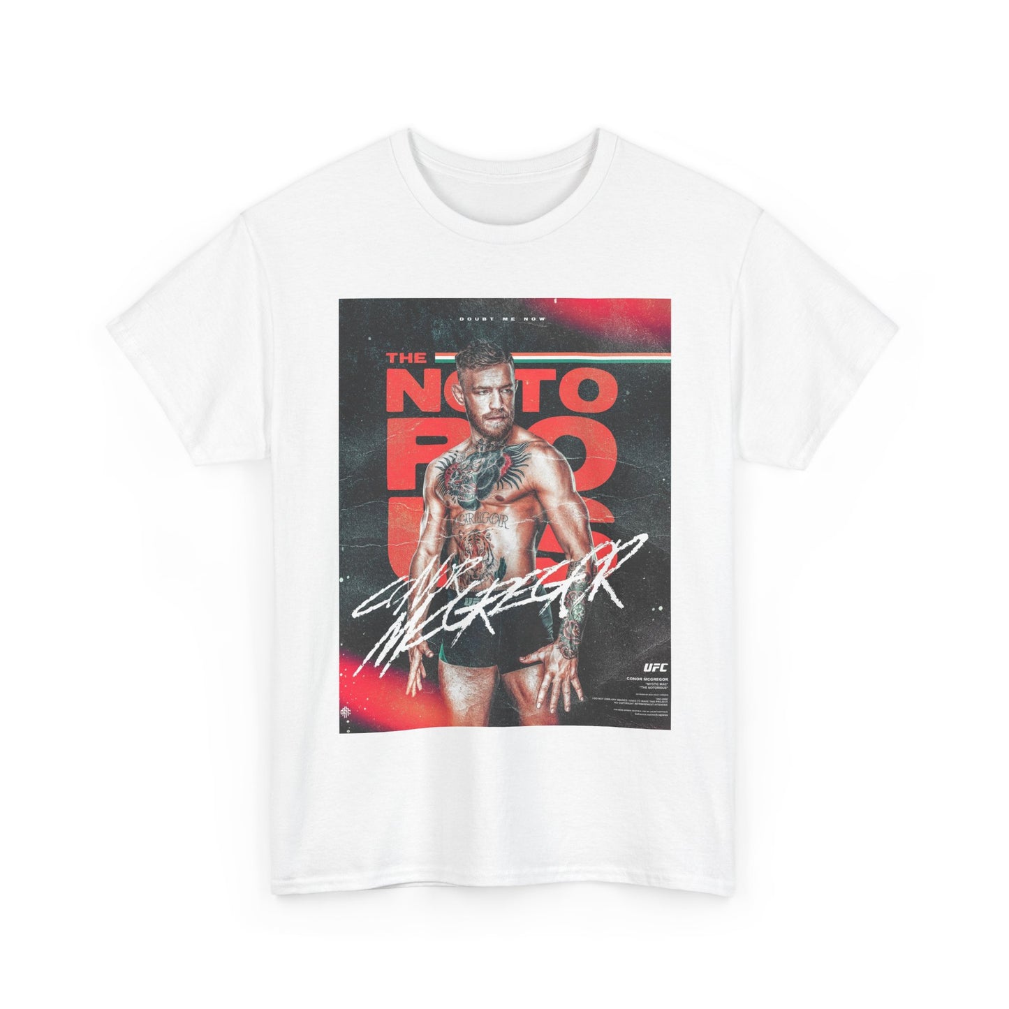 Conor Mcgregor Tshirt UFC Ireland MMA FIghting Retro Graphic Unisex Heavy Cotton
