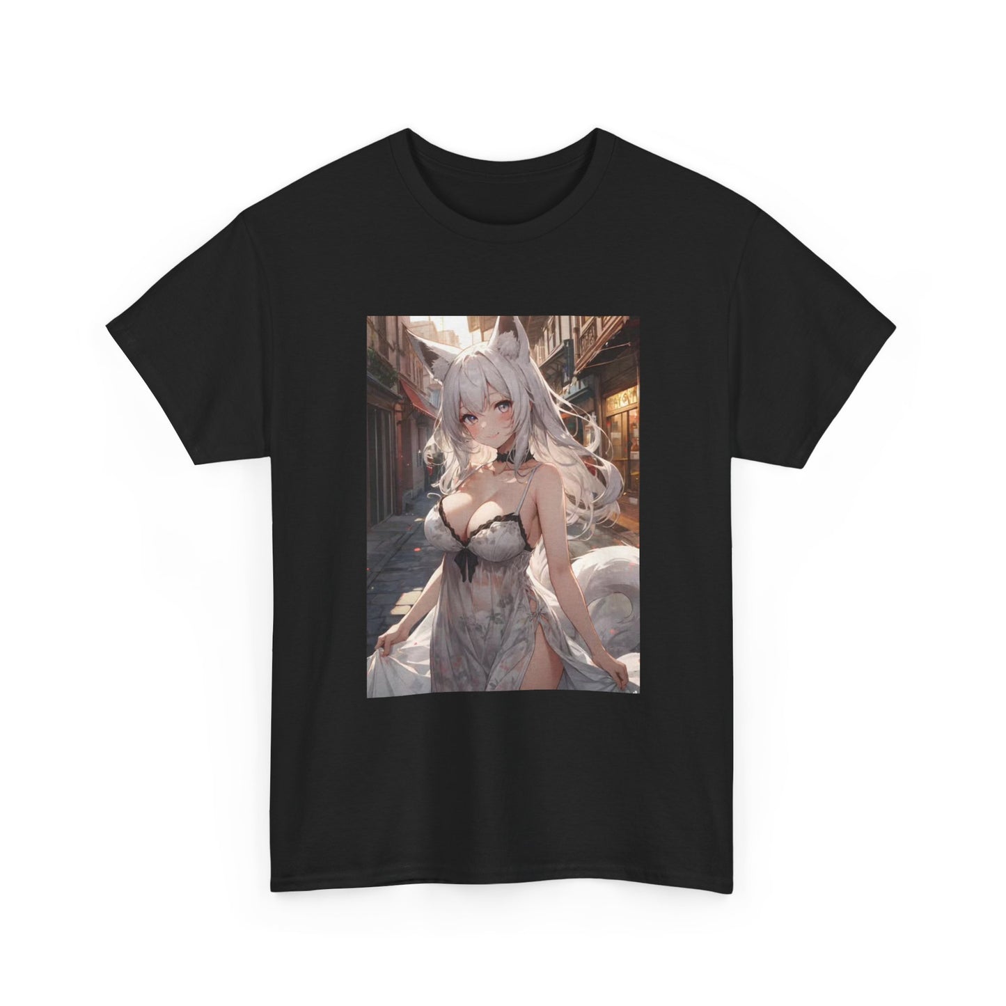 Waifu Girl Hentai Tshirt Sexy anime Naturo Cartoon Unisex Heavy Cotton Tee