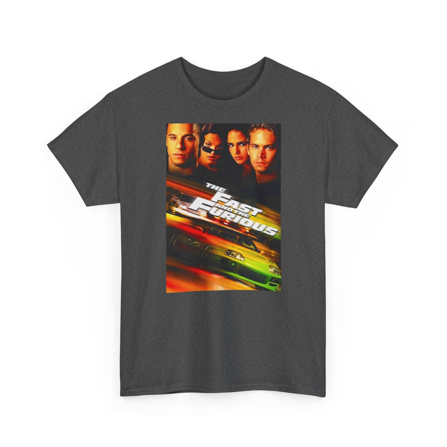 Fast and the furious T-shirt Retro Movie car club Cali Unisex Heavy Cotton Tee