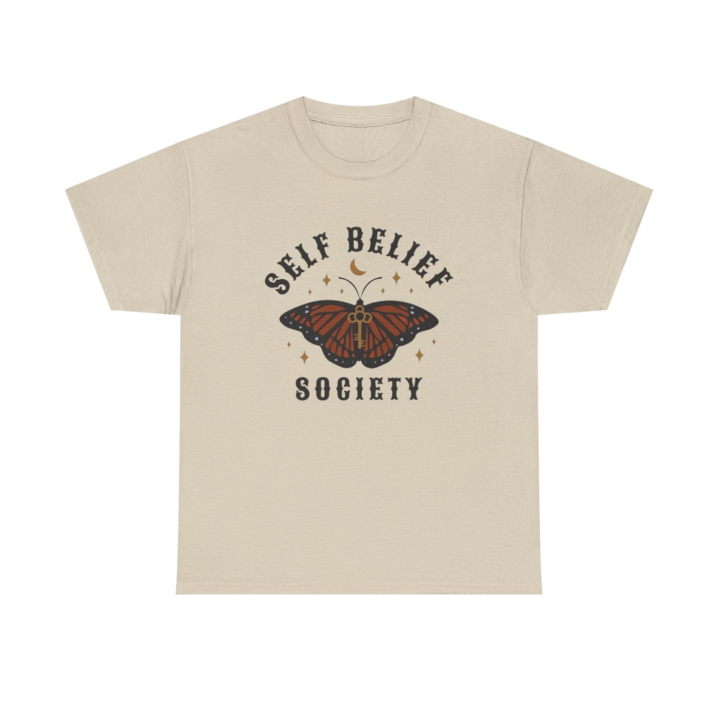 Self Belief Society T Shirt Unisex Heavy Cotton Tee
