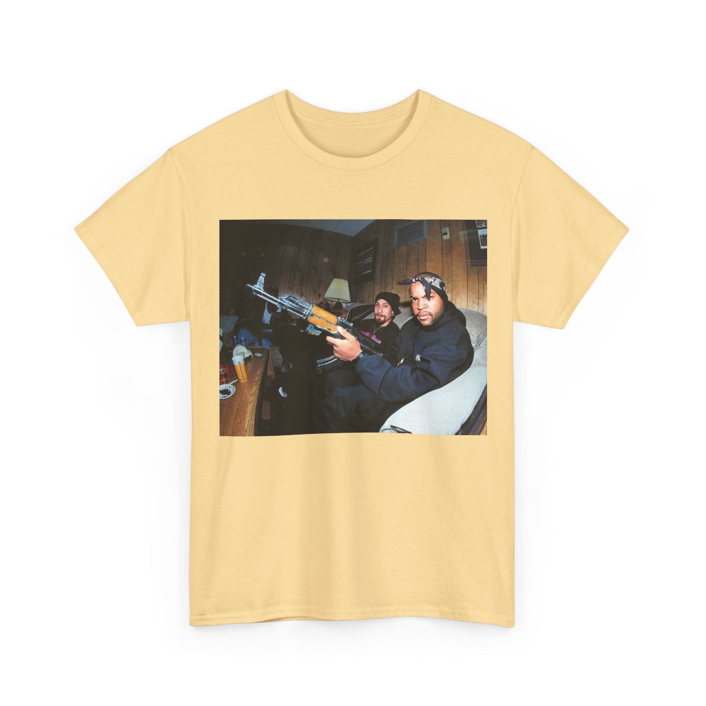 Ice cube T-shirt vintage 90s NWA California retro meme Unisex Heavy Cotton Tee
