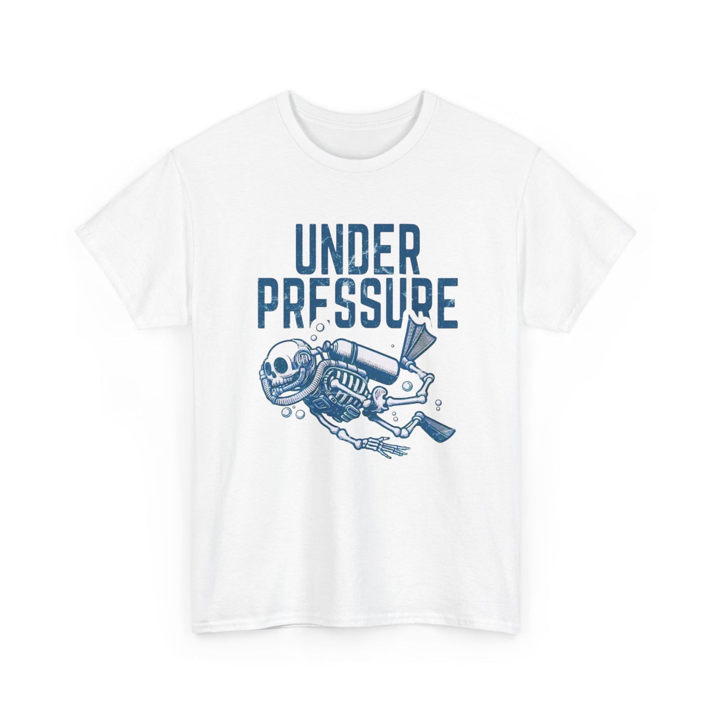 Under Pressure Scuba Diving Graphic T Shirt NEW Adult Unisex Heavy Cotton Tee