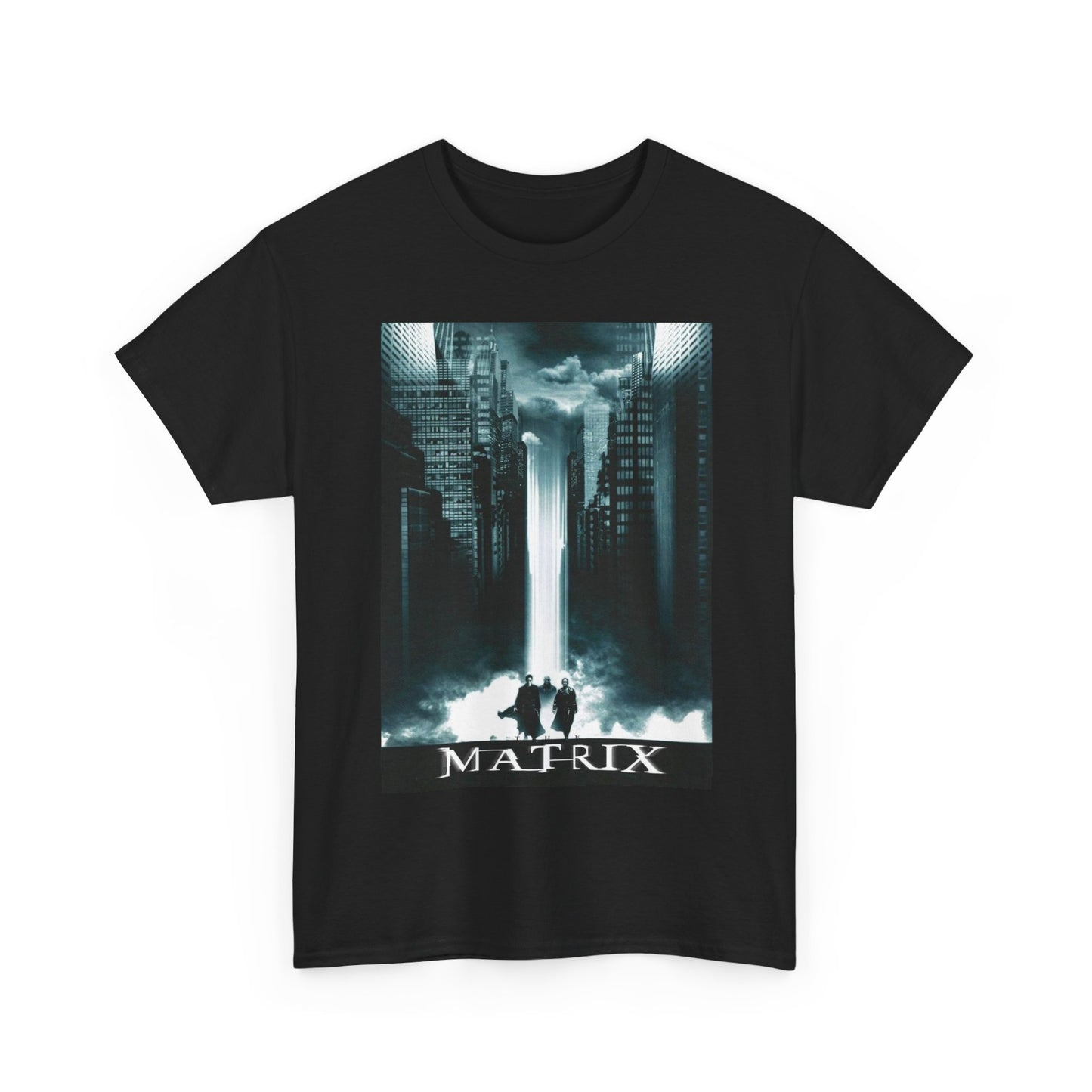 The Matrix Shirt Vintage Movie Poster Retro Reeves Sci Fi Unisex Heavy Cotton