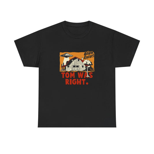 Tom Was Right Blink 182 Aliens Graphic T Shirt Unisex Heavy Cotton Tee