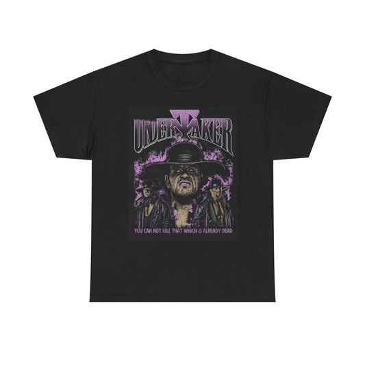 The Undertaker Graphic T Shirt Vintage Wrestling WWE Unisex Heavy Cotton Tee