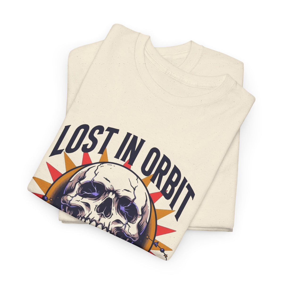Lost In Orbit Graphic T Shirt Men's Space Alien's Heavy Cotton Tee