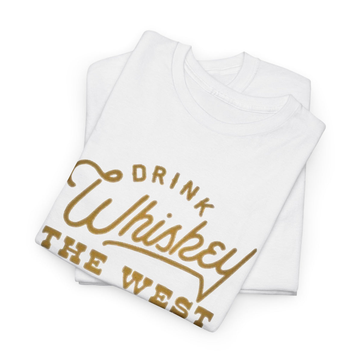 Drink Whiskey Graphic T Shirt Men's Classic Retro Heavy Cotton Tee