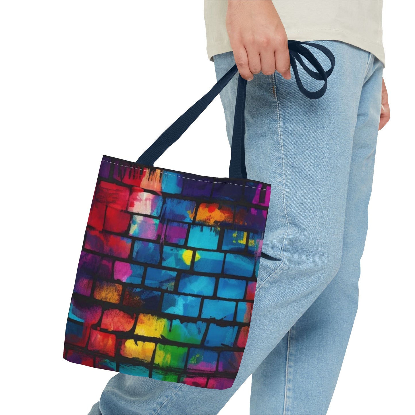 Rainbow Brick BRAND NEW Modern Purse - Pocketbook - Travel Tote Bag (AOP)