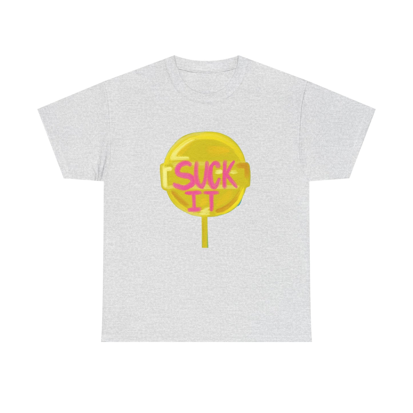 Suck It Funny Graphic T Shirt Unisex Heavy Cotton Tee Gift