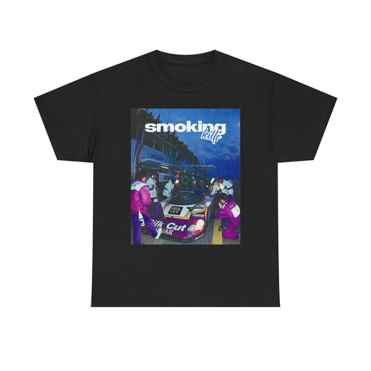 Smoking Kills Racing Graphic T Shirt Unisex Heavy Cotton Tee