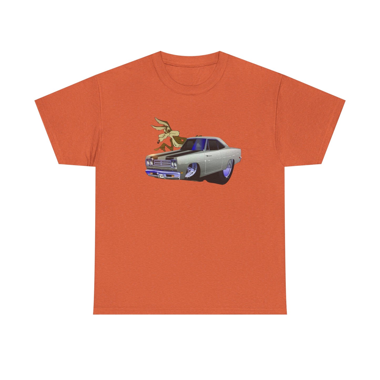 Plymouth Roadrunner Classic Graphic T Shirt Unisex Heavy Cotton Tee NEW